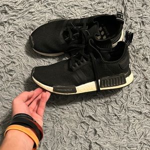 ADIDAS NMD running shoes black and white size 7